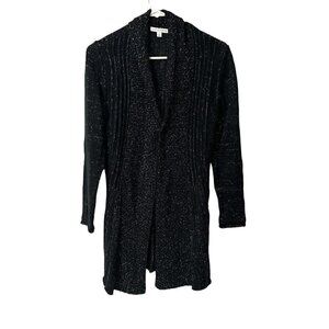 Notations Open Cardigan Size S Black